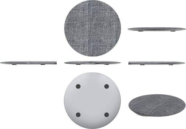 FoneKit LA-15 PD -trådlös laddningsplatta, grå