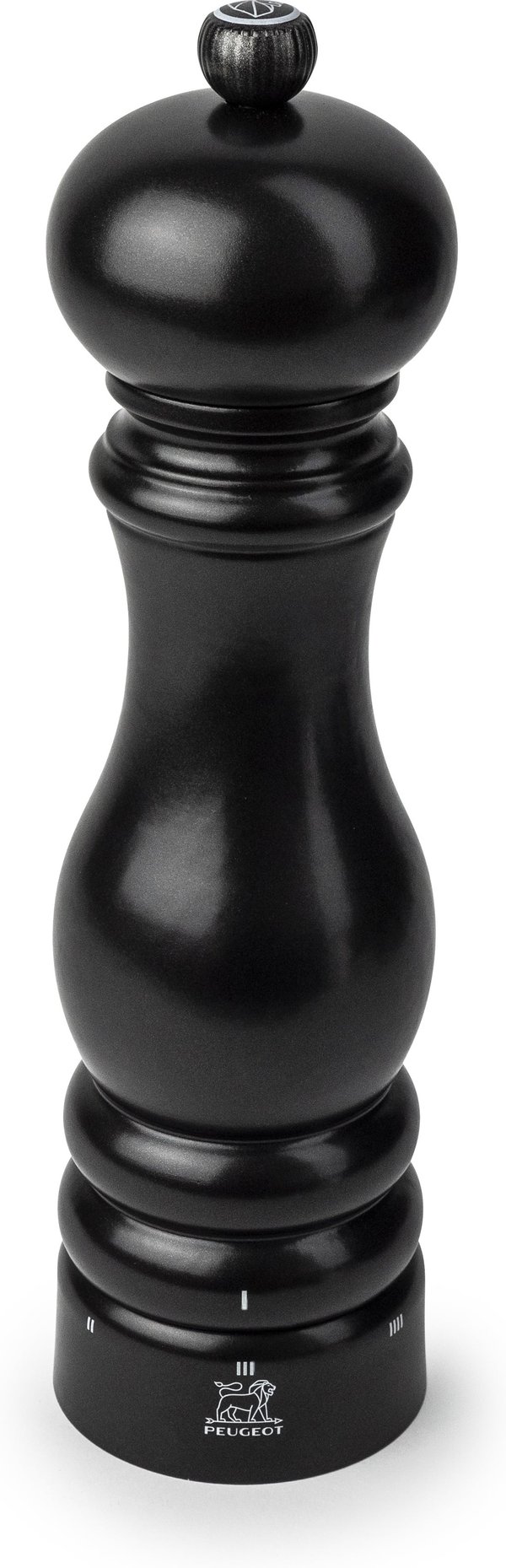Peugeot Paris Satin Black saltkværn, 22 cm