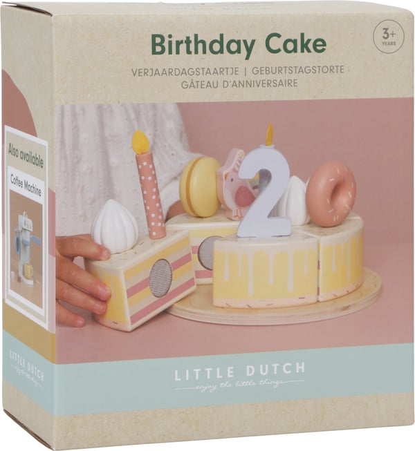 Little Dutch - Trädd födelsedagstårta, rosa