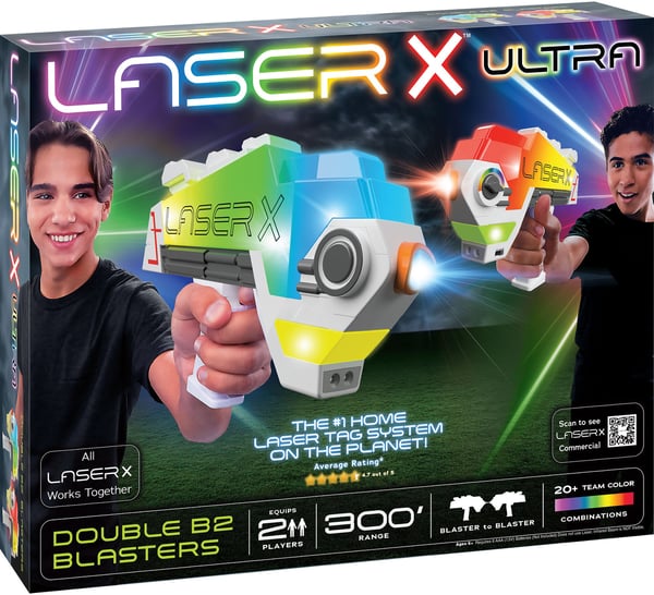 Laser X Ultra, Double Blaster till Blaster -lasergevärspel
