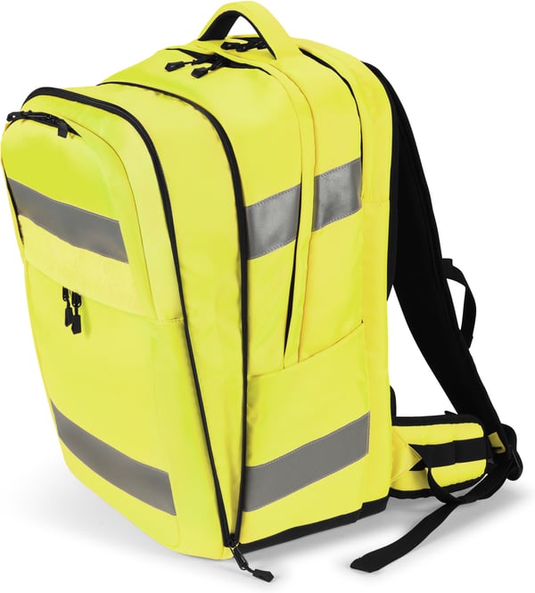 Dicota HI-VIS 32–38L rygsæk, gul