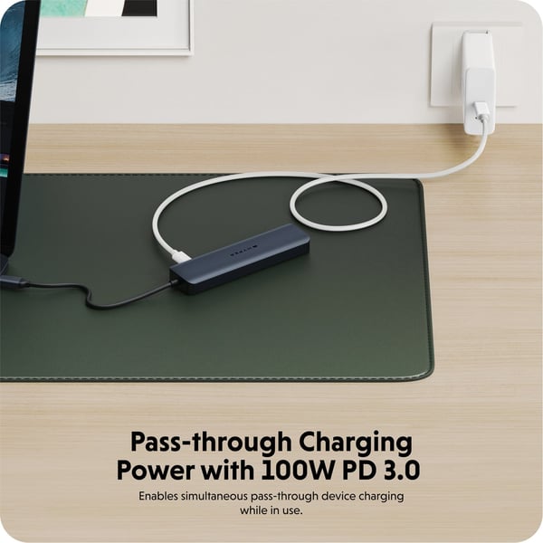 HyperDrive Next 7-port USB-C-hub, midnattblå