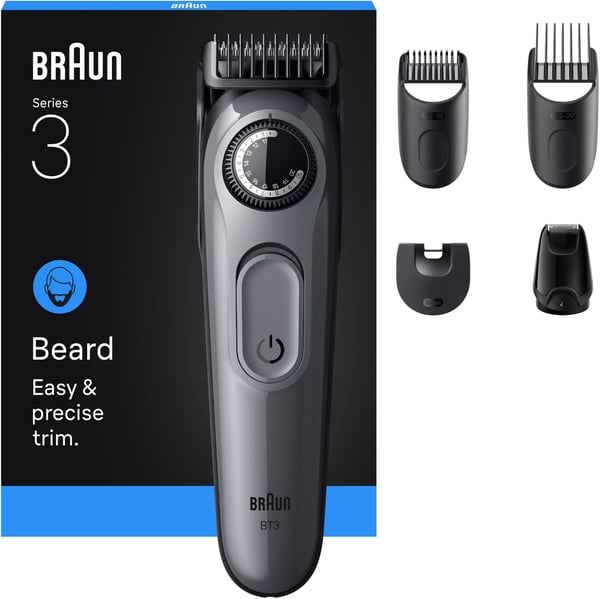 Braun Series 3 skäggtrimmer, BT3560, Grå
