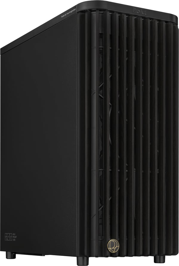 Asus PROART PA401 WOOD METAL PWM BLACK ATX-chassi, svart
