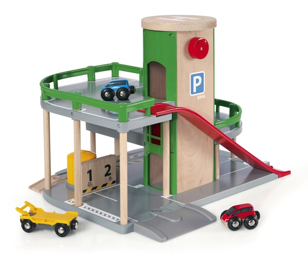 BRIO Railway 33204 - Rail & Road - parkeringshus