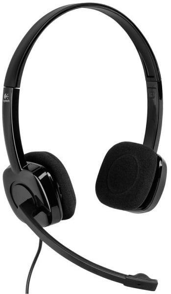 Logitech H151-hovedtelefoner med mikrofon, sort