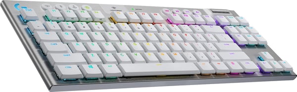 Logitech G915 TKL -spil tastatur, Tactile kontakter, hvid