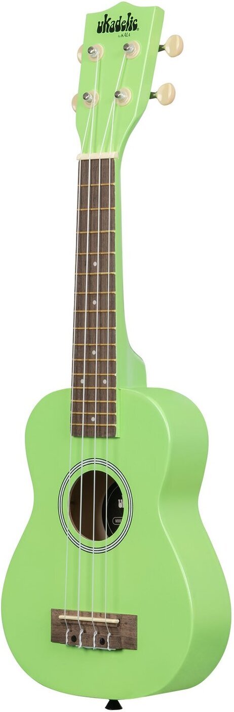 Kala Ukadelic Græshoppe Sopran -ukulele, lysegrøn