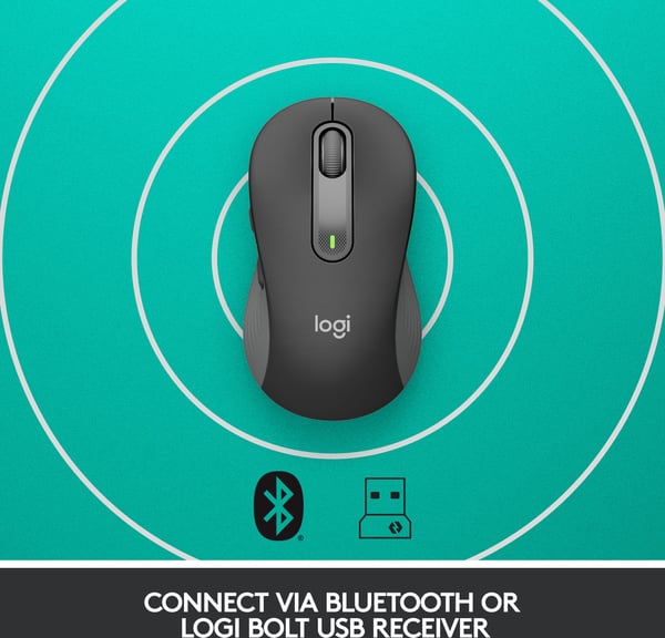 Logitech Signature M650 -trådløs mus, sort