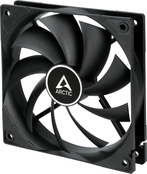 Arctic F12 PWM PST ventilator, 120 mm, sort
