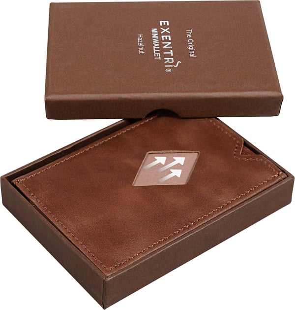 Exentri Miniwallet - tegnebog, hasselnød