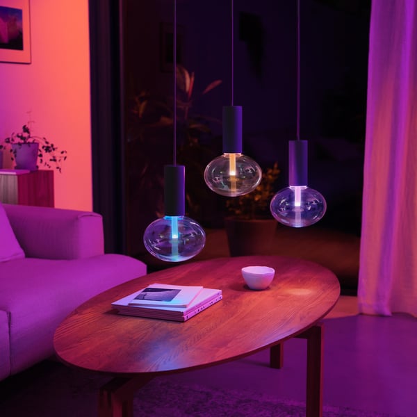 Philips Lightguide Cord - hængende kabel til lampe, sort, E27