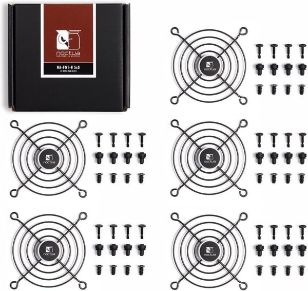 Noctua NA-FG1-8 80 mm -ventilationsrist, 5 stk