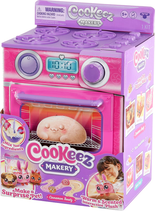 Cookeez Makery - pizzabageovn og mysterieplushie, kanel.