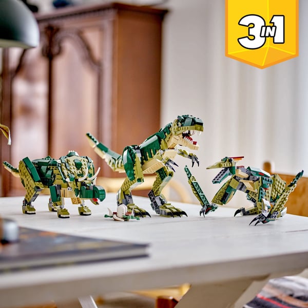 LEGO Creator 3in1 T. rex, Dinosaurieleksak för barn 31151