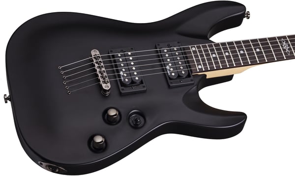 Schecter SGR C-1 elgitarr, Midnight Satin Black