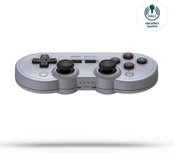 8BitDo SN30 Pro - Hall Edition - trådløs spilkontrol, grå, Switch / PC / Android