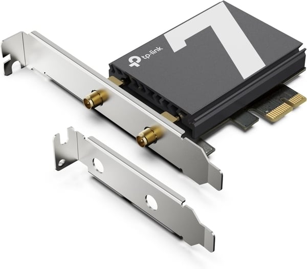 TP-LINK Archer TBE550E WiFi 7-adapter och Bluetooth 5.4 PCIe-adapter