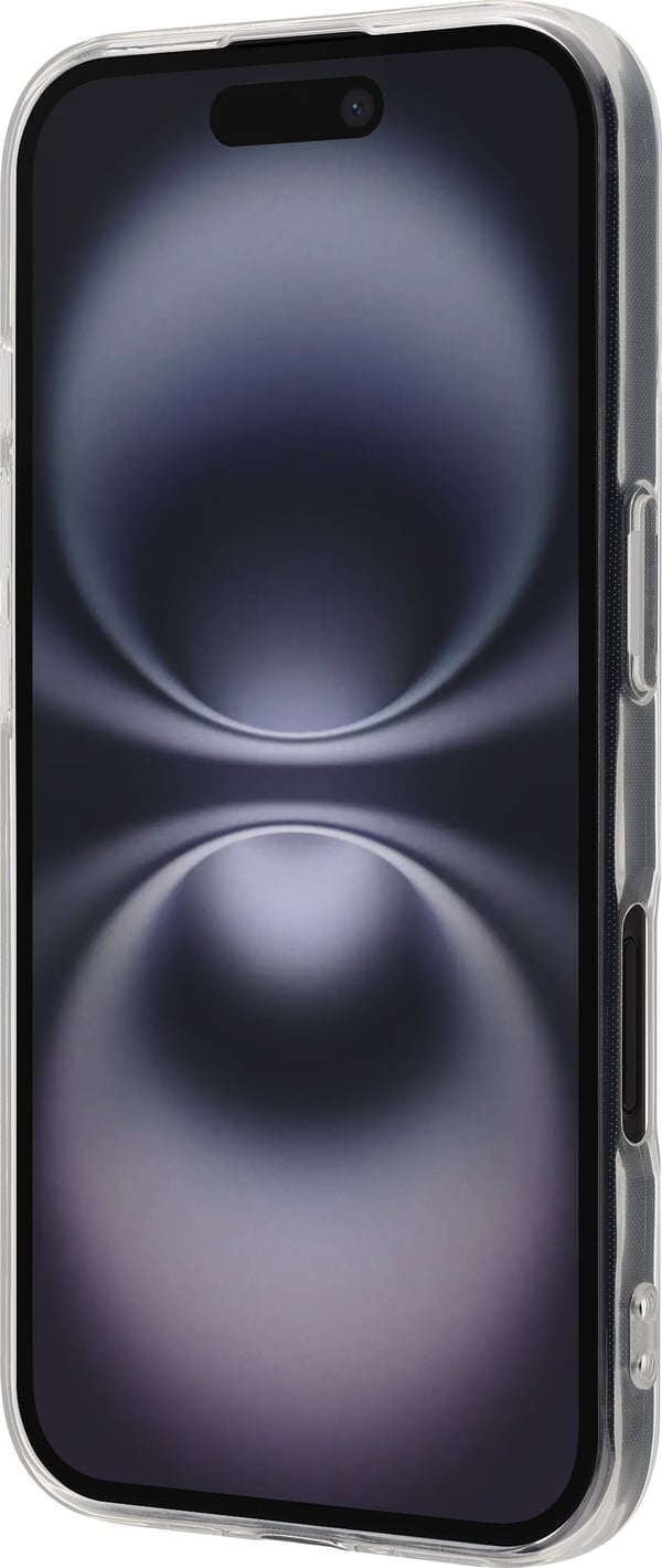 Fonekit silikonskydd, iPhone 16, genomskinlig