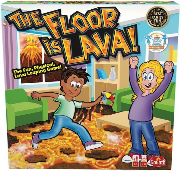 Golv är Lava - spel