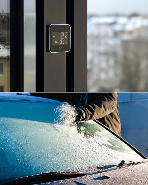 Eve Weather Matter - smart multifunktionssensor för inomhus- och utomhusbruk