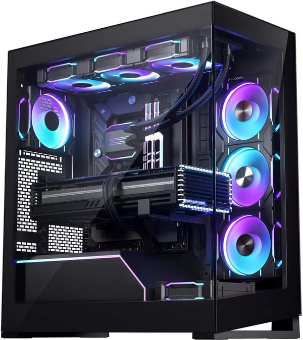 Phanteks NV5 MKII Mid Tower ATX-kabinet med panoravindue, sort