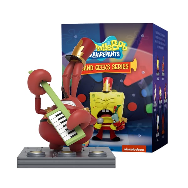Mighty Jaxx SvampBob Fyrkant, Band Geek samlarfigur