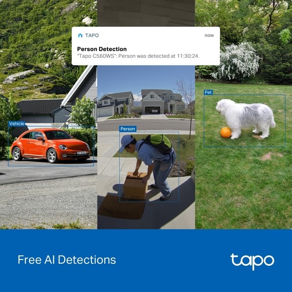 TP-LINK Tapo C560WS övervakningskamera för utomhusbruk