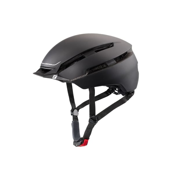 Cratoni C-Loom cykelhjälm med bakljus, 53-58 cm, svart
