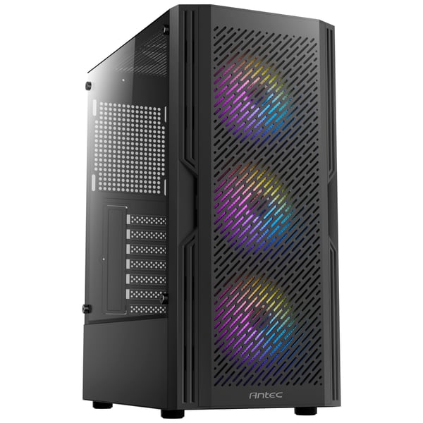 Antec AX20 ATX-fodral med fönster, svart