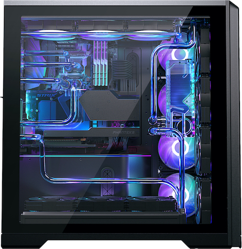 Phanteks Enthoo Pro 2 E-ATX-chassi med glaspanel, svart