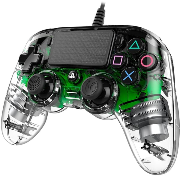 Nacon Wired Compact Controller Illuminated spilcontroller, grøn LED, PS4