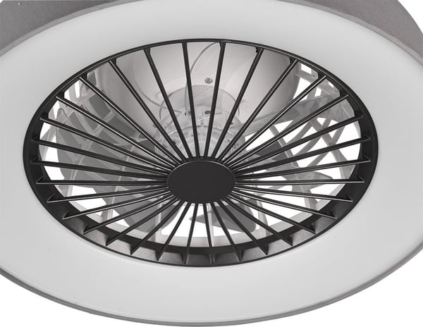 Trio Farsund - LED-ventilatorbelysning 47 cm, 30 W, grå