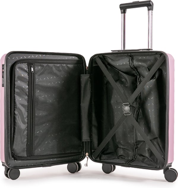 Feru Malibu 55 cm resväska och litet bagage, lila
