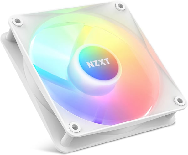 NZXT F120 RGB Core blæser, 120 mm, hvid