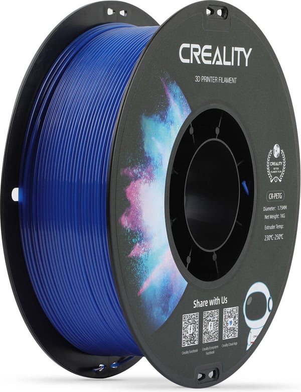 Creality CR-PETG filament til 3D-printer, 1,75 mm, blå