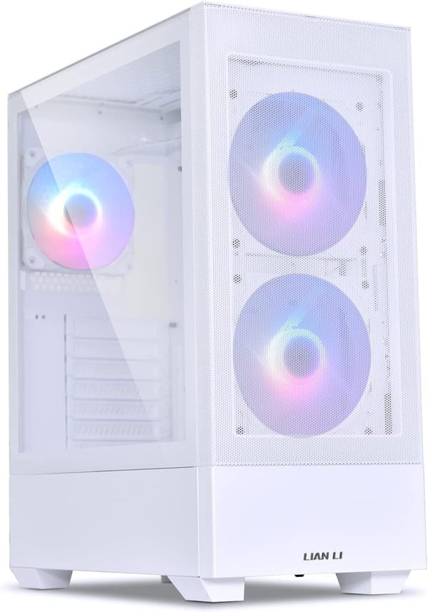 Lian Li LANCOOL 205 MESH C ATX-chassi med fönster, vitt