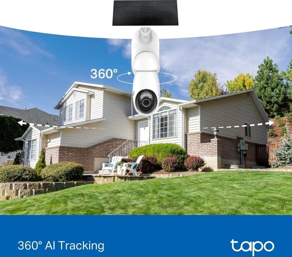 TP-Link Tapo C660 Kit 4K Säkerhetskamera med solpanel, batteridriven