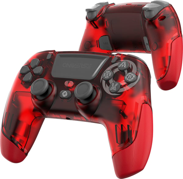 Oniverse Revolt v2 trådlös spelkontroll, Mars Red, PS4