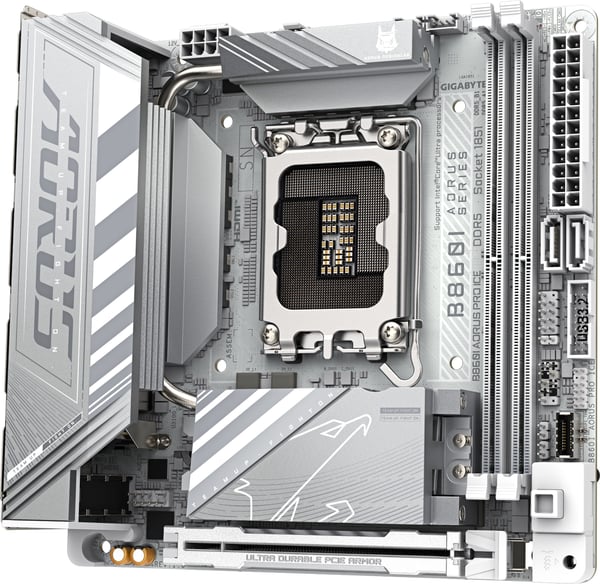 Gigabyte B860i Aorus Pro Ice Mini-ITX-moderkort, LGA 1851