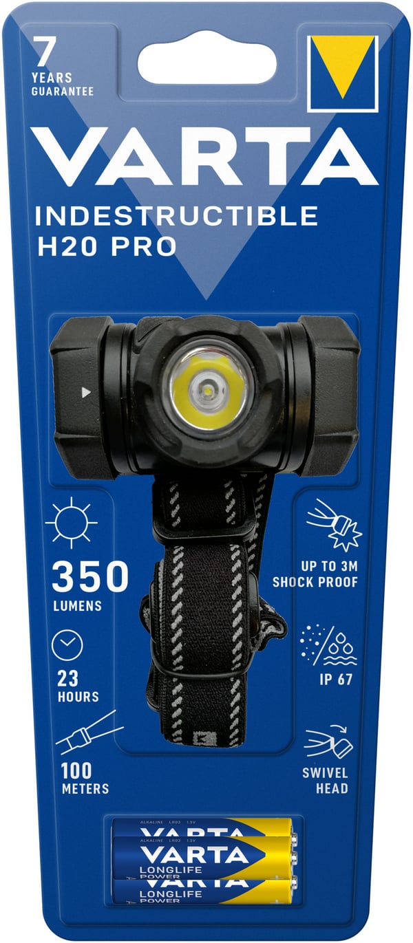Varta Indestructible H20 Pro pannlampa