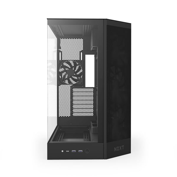 NZXT H9 Flow (2025) ATX-chassi, svart