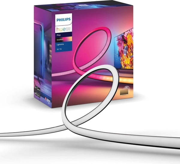Philips Hue LightStrip Gradient for TV - intelligent LED-ljuslist, för 75" TV