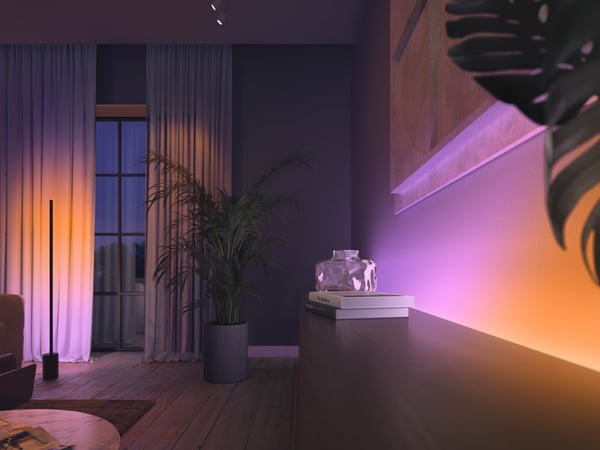 Philips Hue Gradient LightStrip Ext - forlængelsesstykke til lysslange, 1m