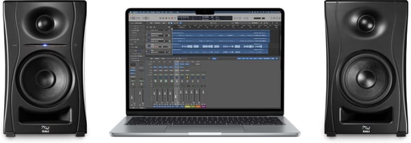 Kali Audio LP-UNF studiomonitor, par, svart