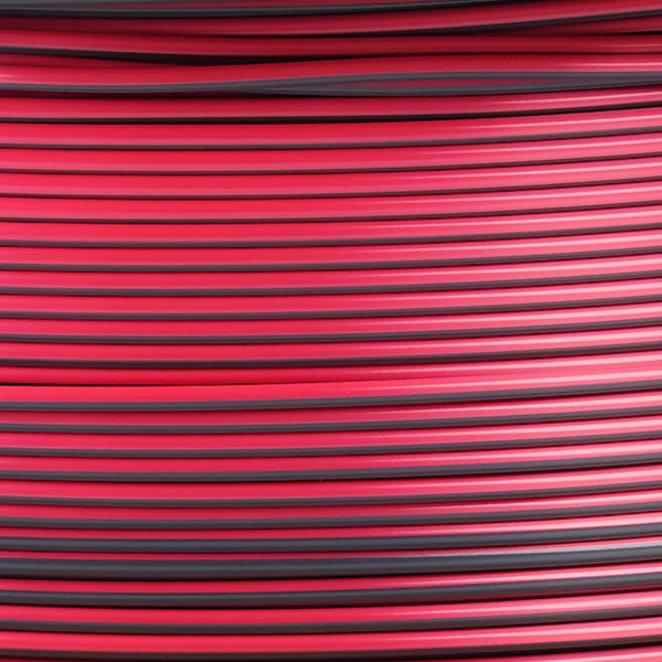 Copymaster3D Duo-Silk filament til 3D-printere, 1.75 mm, sort/rød