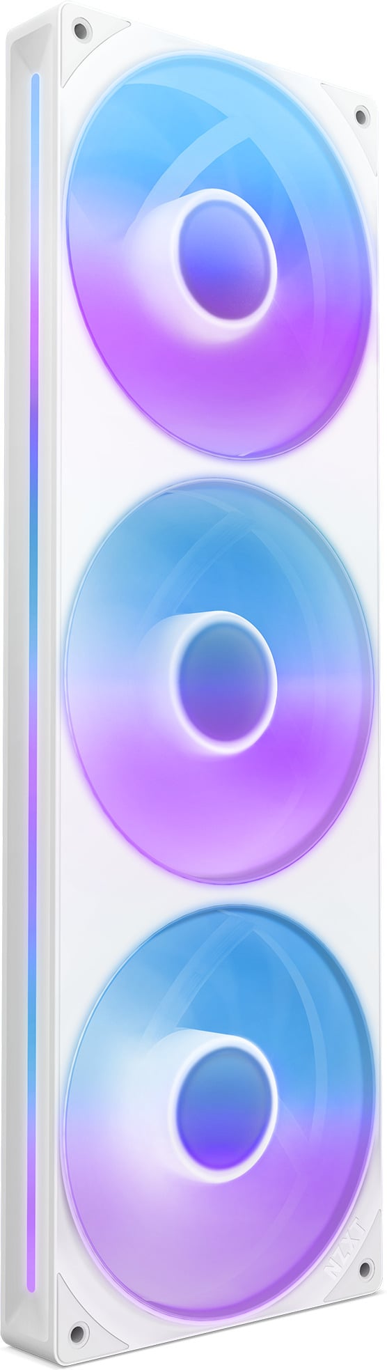 NZXT F360 RGB CORE-blæser, 3 * 120 mm, hvid