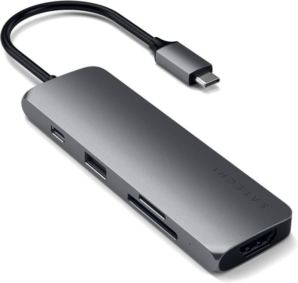 Satechi USB-C Multiport Pro-adapter, stjerneskær grå