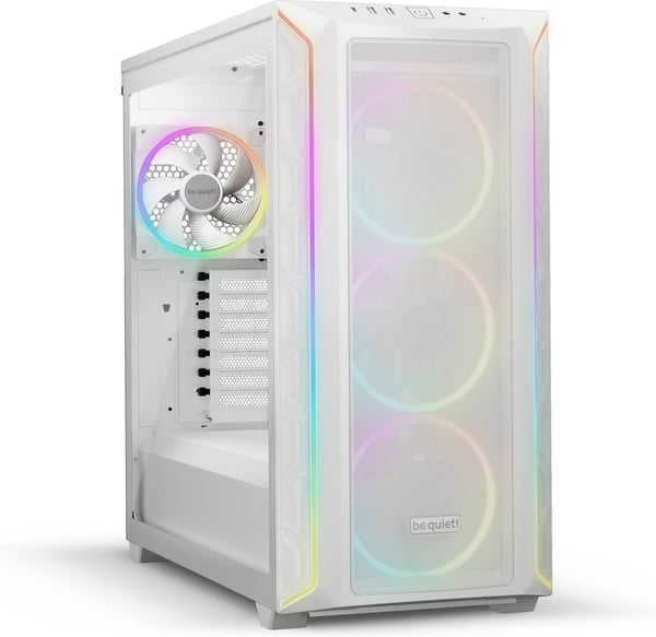 be quiet! Shadow Base FX 800 ATX-kabinet med vindue, hvid be quiet! Shadow Base FX 800 ATX-kabinet med vindue, hvid