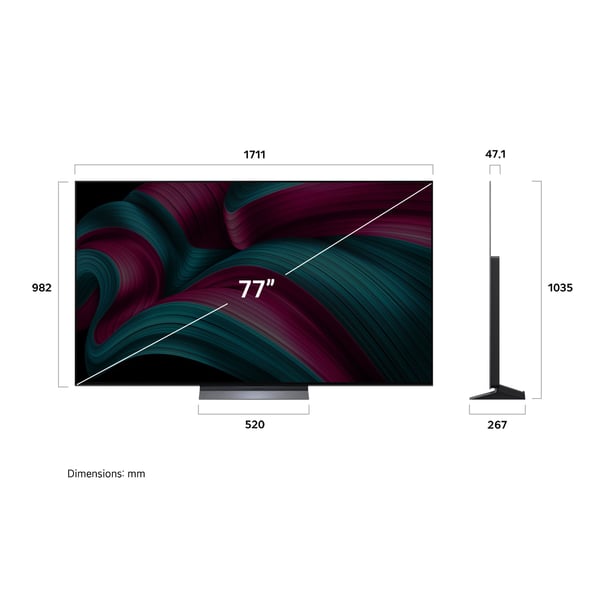 LG 77" OLED evo C5 4K TV (C51)